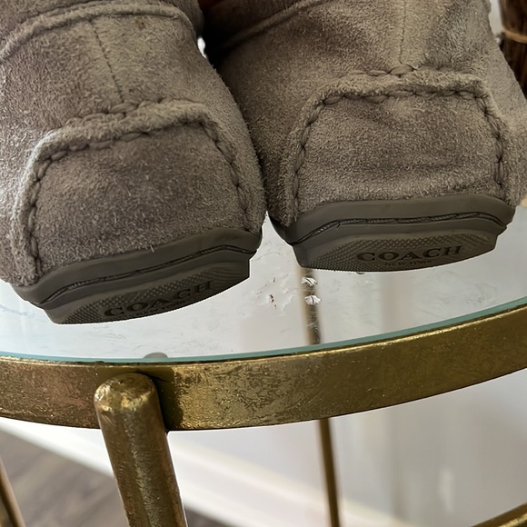 Coach Tan Suede Loafers - Picture 6 of 10
